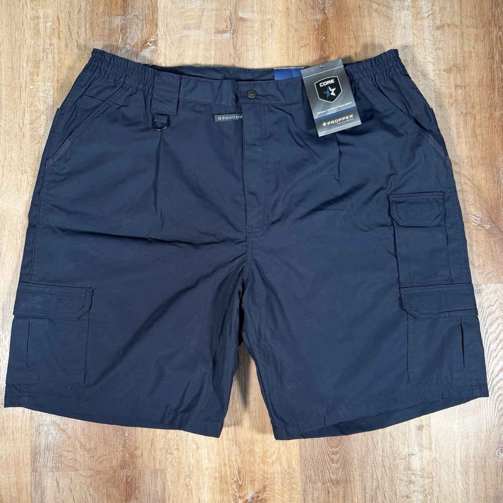 NEW Propper CORE Tactical Cargo Shorts Men's Size 42 Navy Teflon Shield+ BDU 10"